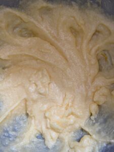 Wet ingredients for Portuguese sand cookies