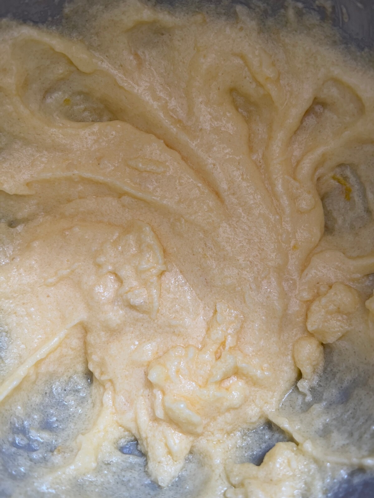 Wet ingredients for Portuguese sand cookies 