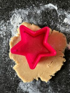 Slovenian honey spiced cookies cut out