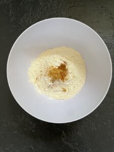 Flour, baking soda, spices and salt