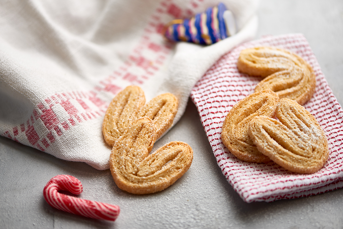 easy puff pastry palmier cookies