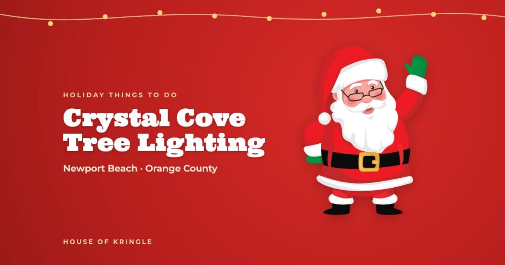 Crystal Cove Tree Lighting, a holiday things-to-do in Orange County