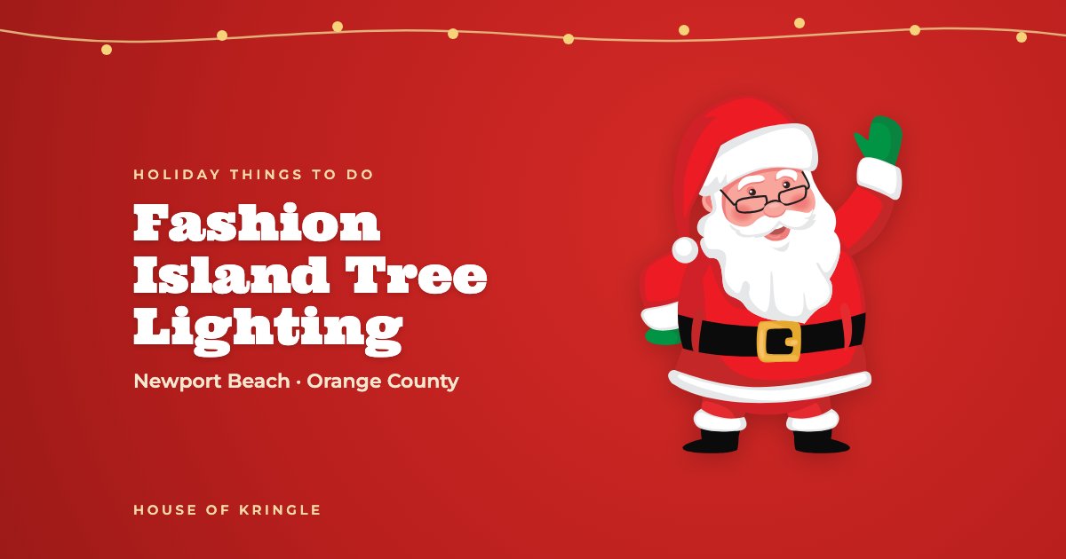 Fashion Island Tree Lighting