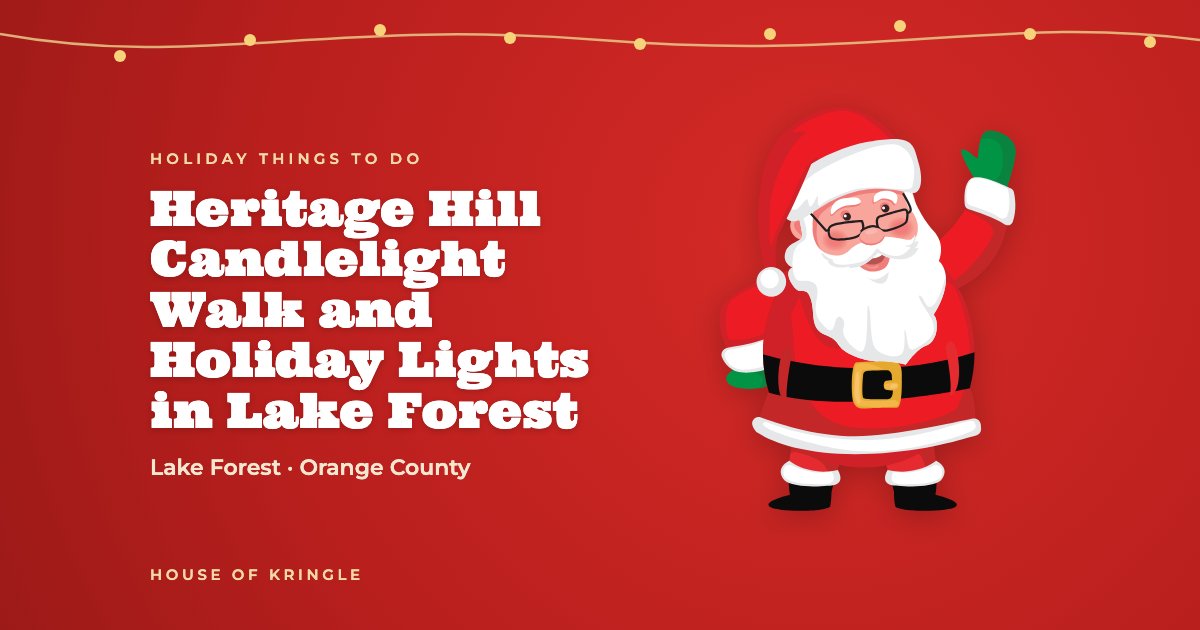 Heritage Hill Candlelight Walk and Holiday Lights in Lake Forest