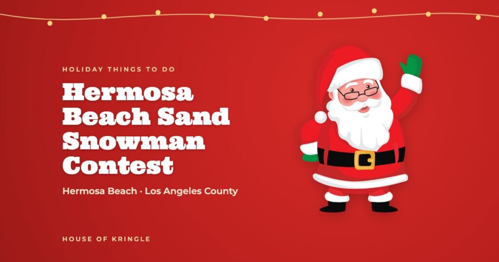 Hermosa Beach Sand Snowman Contest