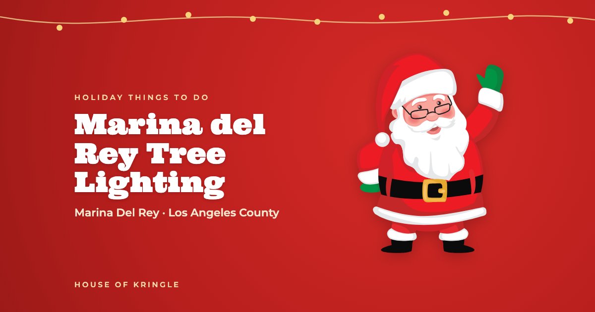 Marina del Rey Tree Lighting