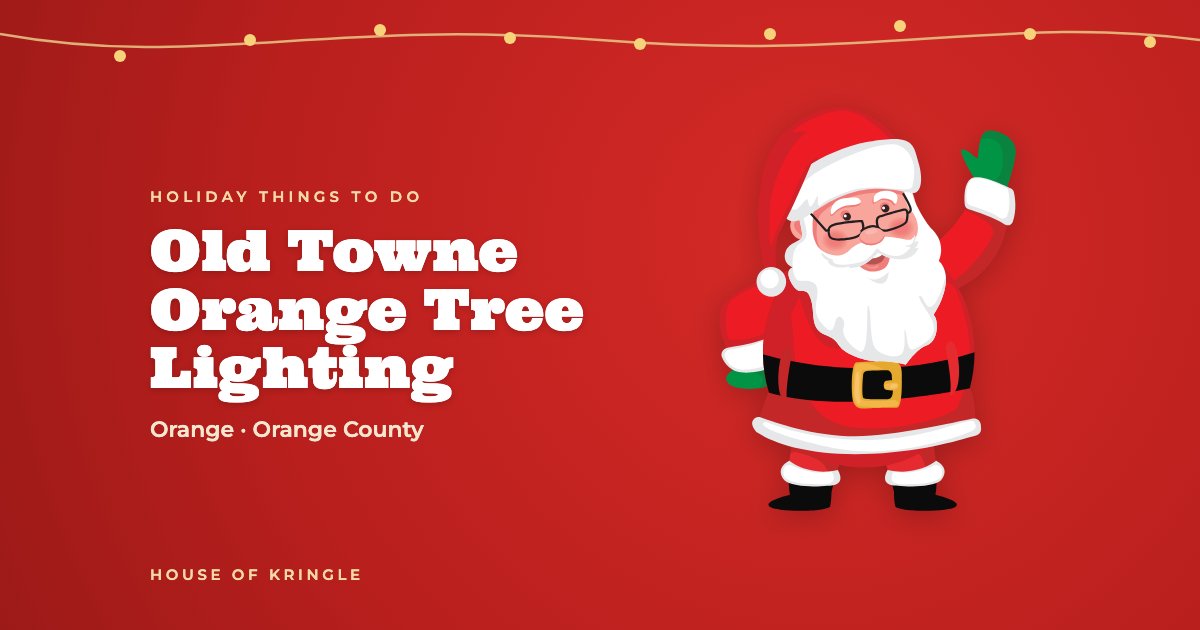 Old Towne Orange Tree Lighting