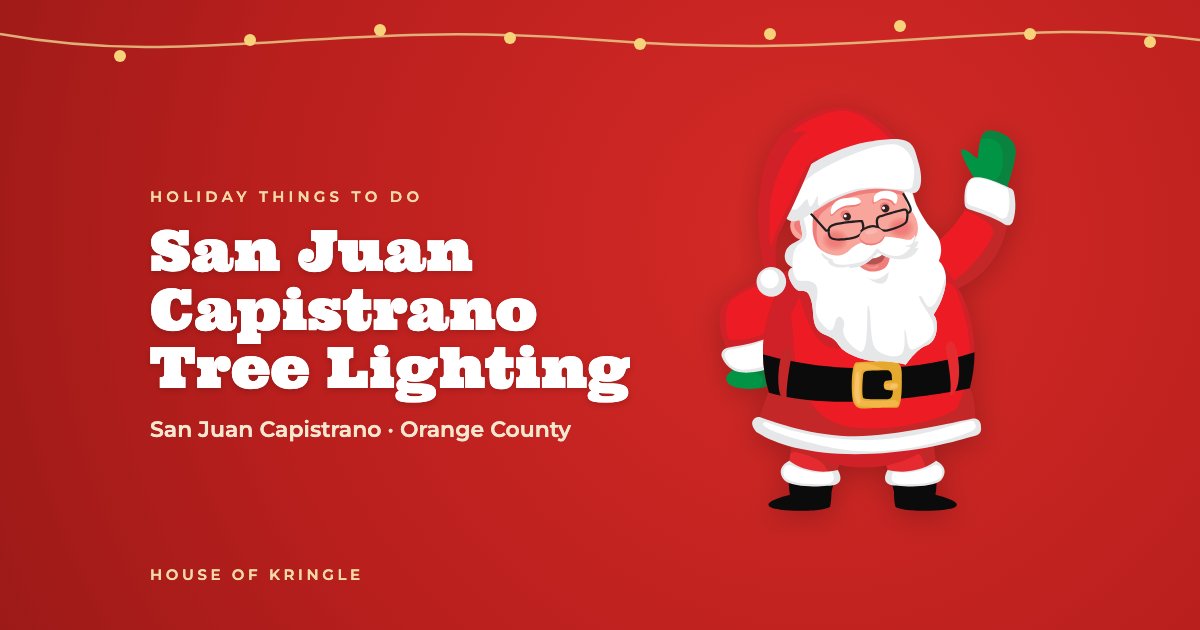 San Juan Capistrano Tree Lighting