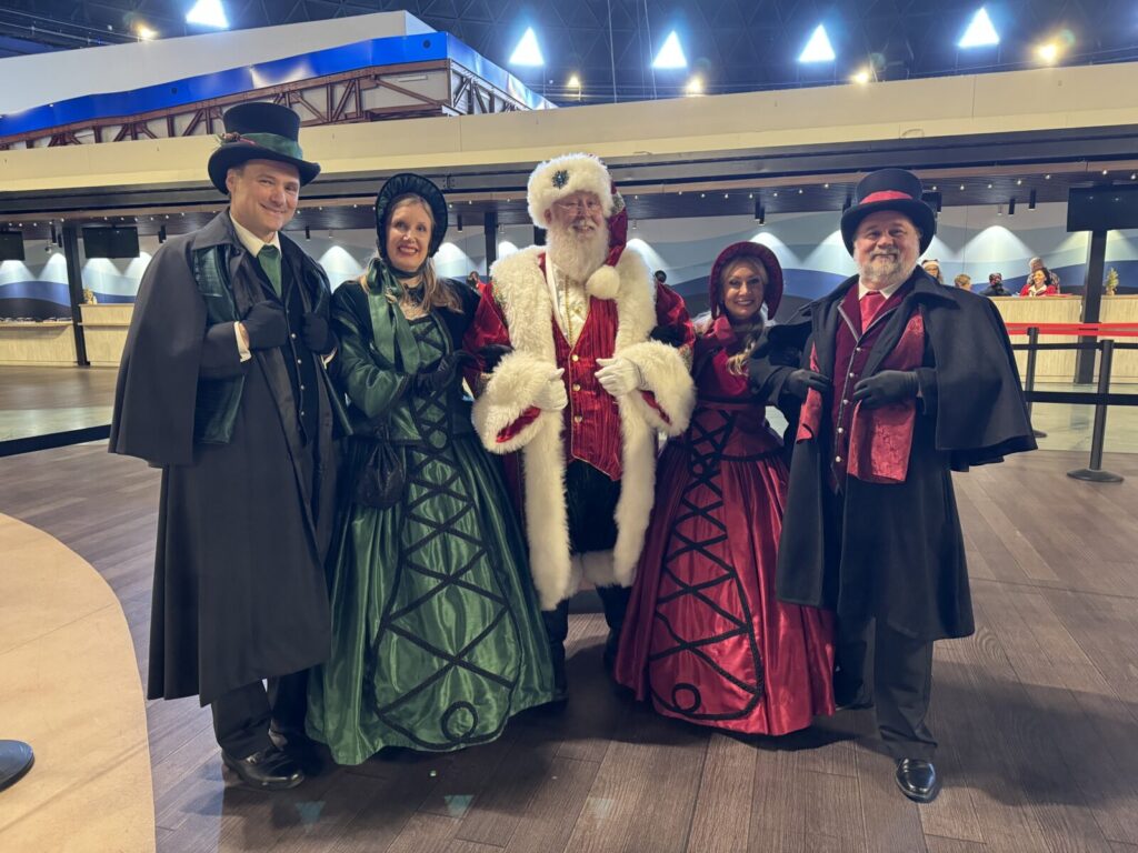 Santa Claus at Long Beach Cruise Terminal