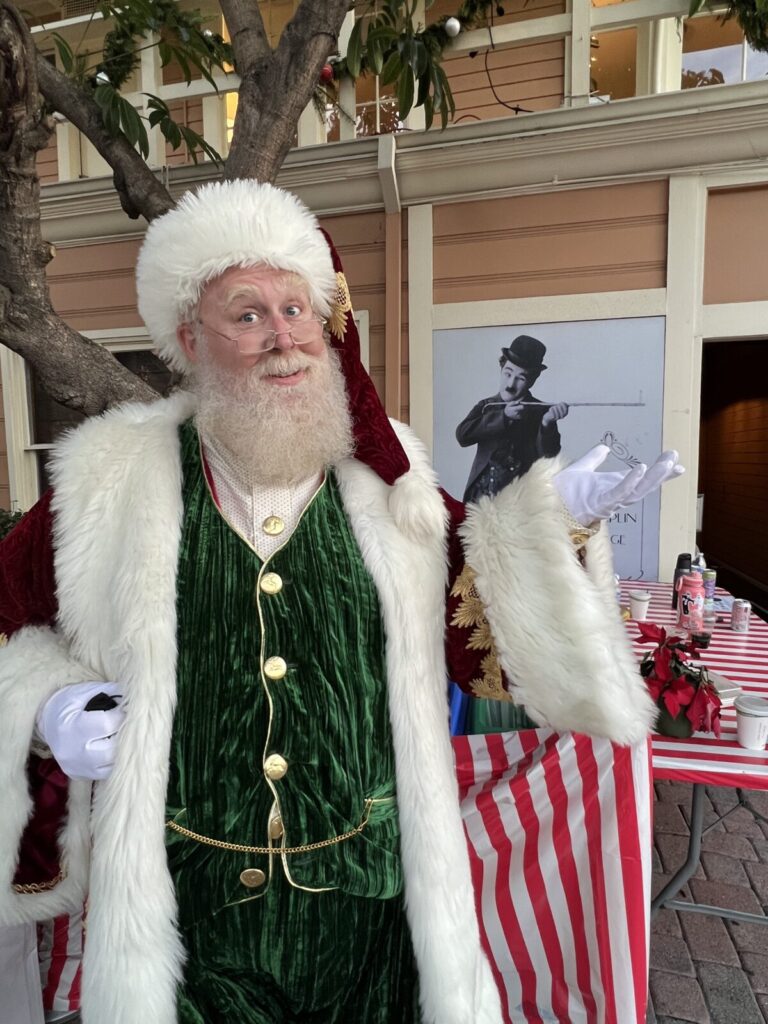Santa Claus at The Jim Henson Company in Los Angeles, California
