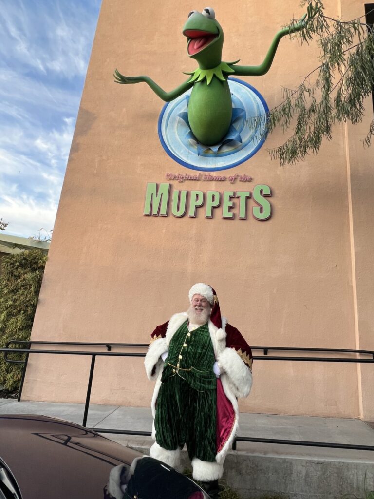 Santa Claus at The Jim Henson Company in Los Angeles, California