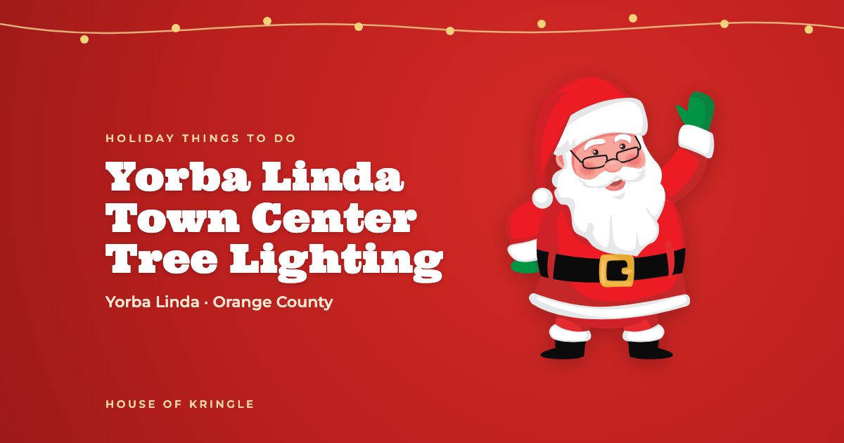 Yorba Linda Town Center Tree Lighting